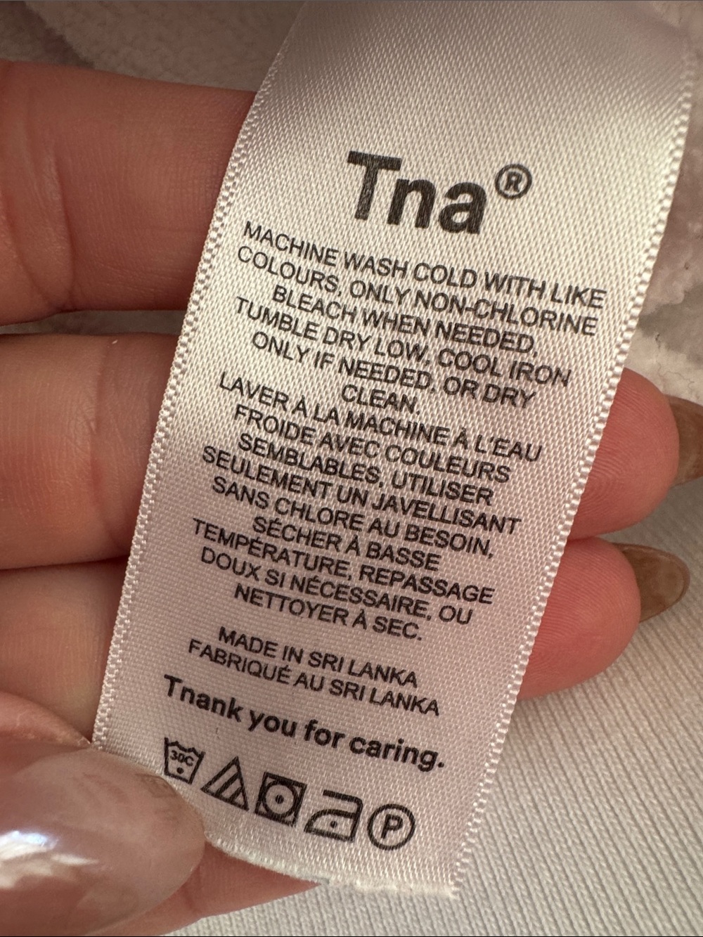 TNA EXTRA FLEECE Crew Neck - size 3 *has pockets* - 026 - Picture 6 of 9